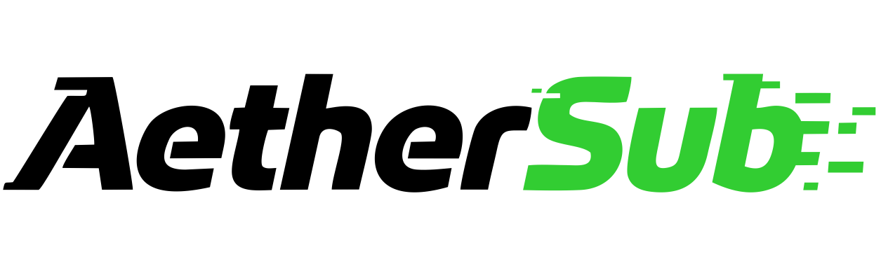 Aethersub Logo Premium